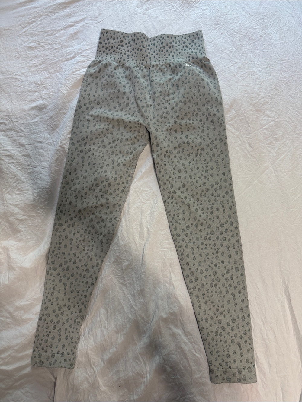AYBL Gray Leopard High-Waist Leggings